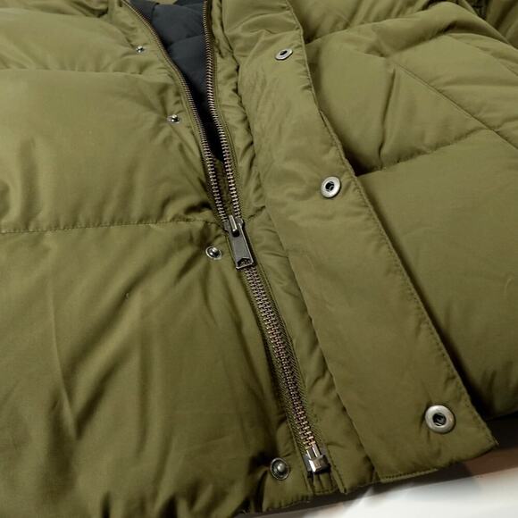 Banana Republic Down Puffer Jacket Mens Large Exploration Green Gorpcore - Picture 15 of 16